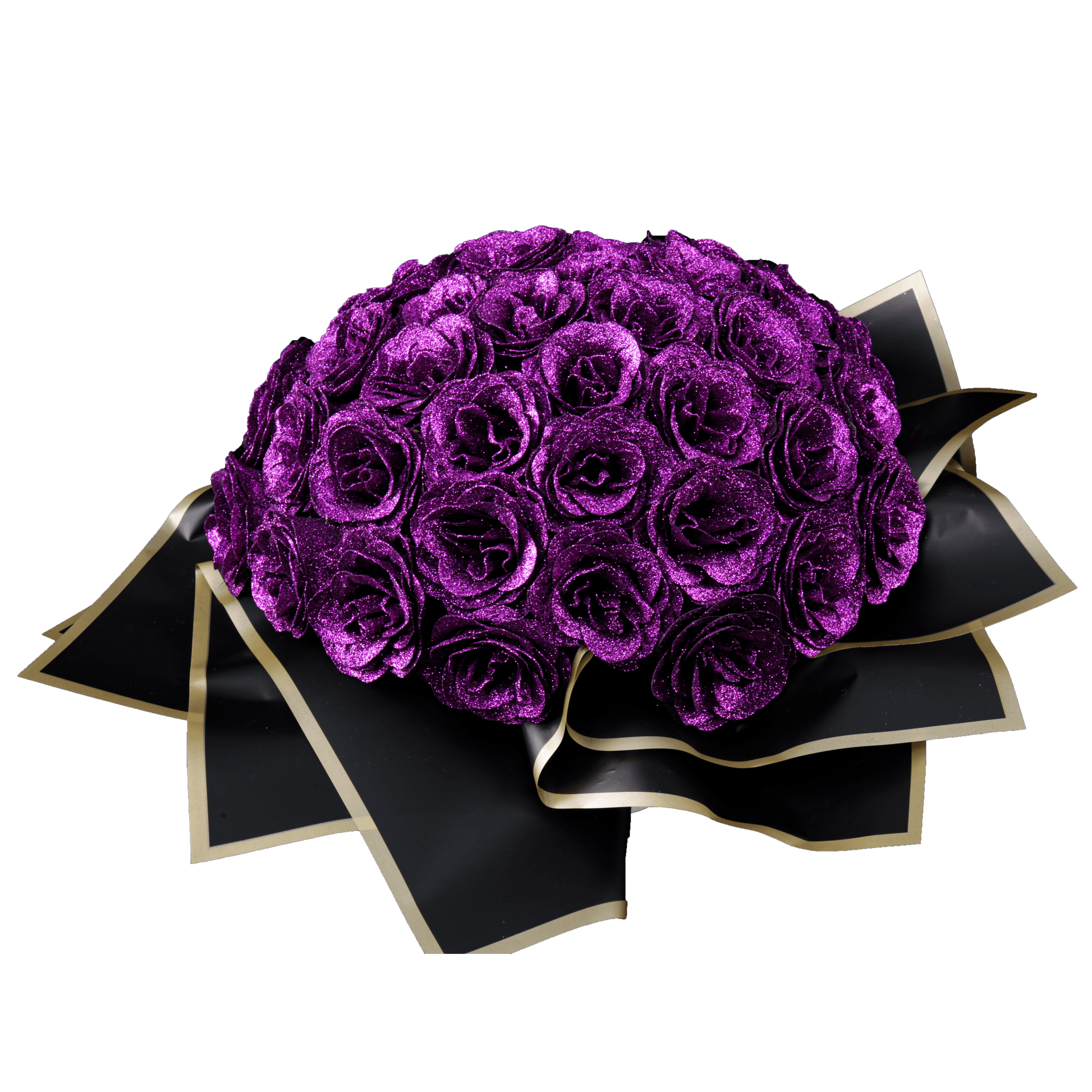 Sparkly Roses Glitter Rose Bouquet