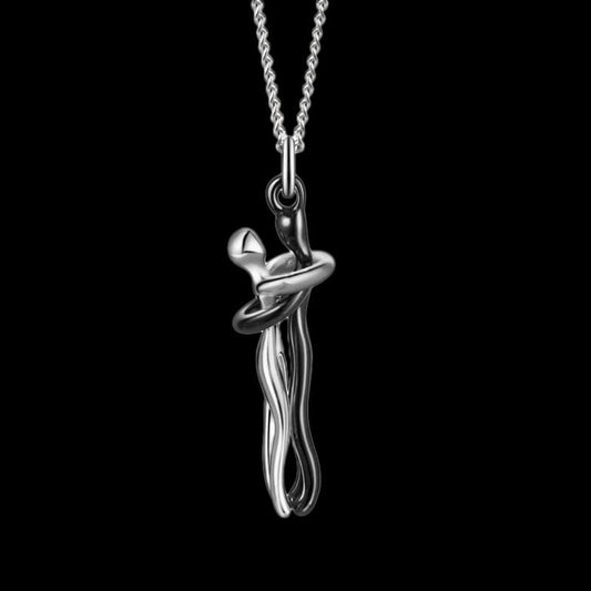 Sparkly Roses Hug Necklace