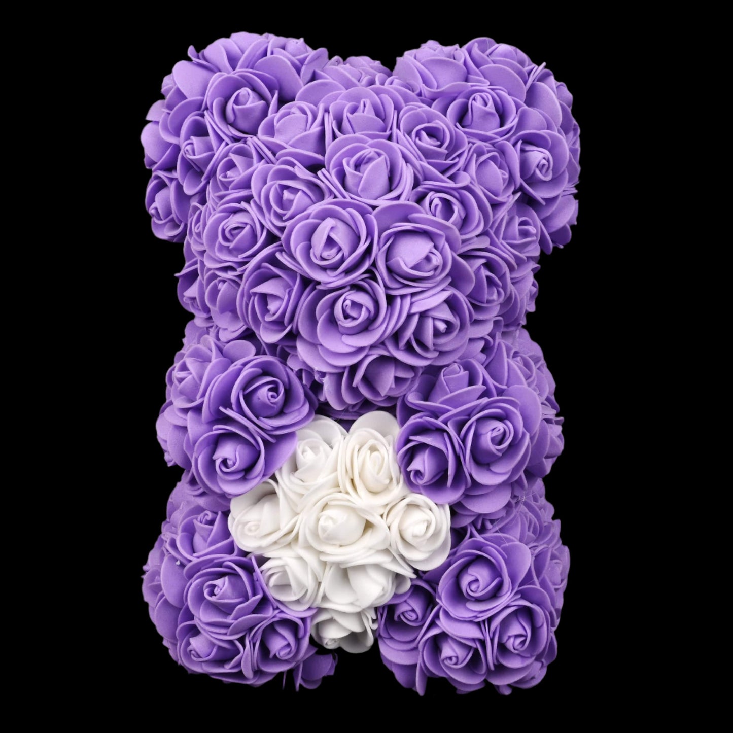 Sparkly Roses Love Heart Rose Bear⢠Small / Purple