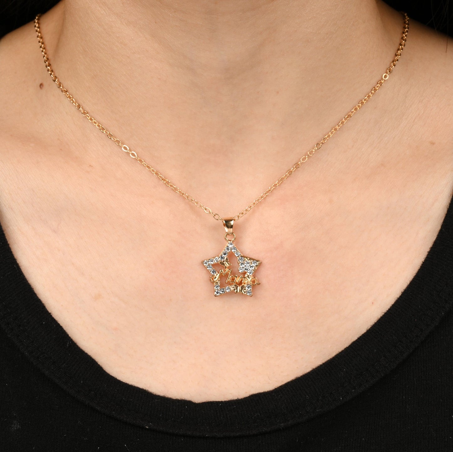 Sparkly Roses Mother's Day Necklace
