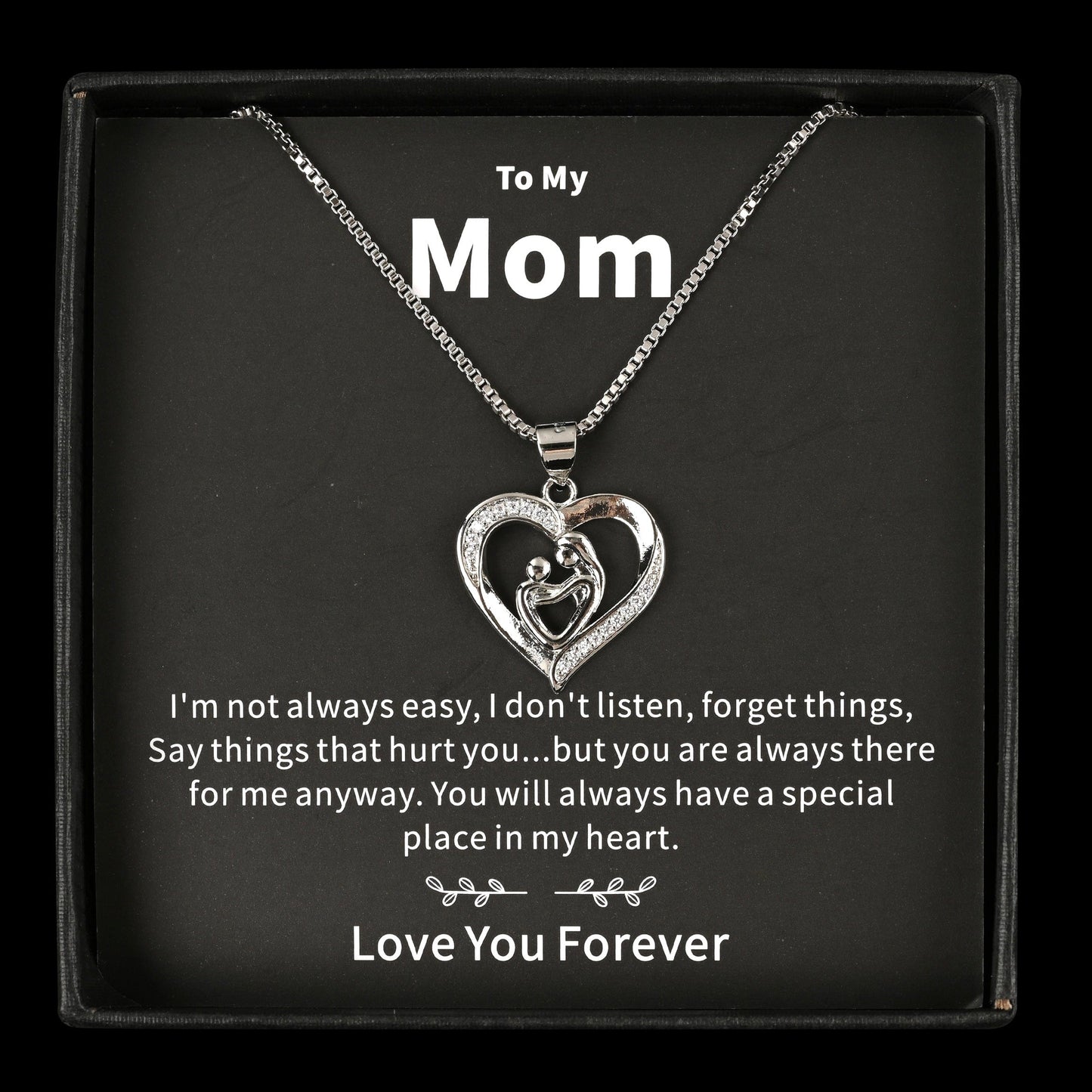 Sparkly Roses Mother's Day Necklace