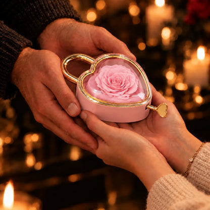 Sparkly Roses Love Lock Rose