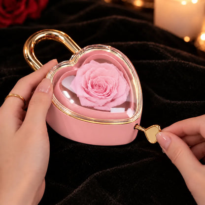 Sparkly Roses Love Lock Rose