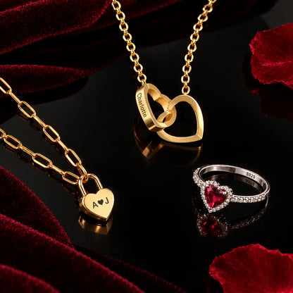 Sparkly Roses Love Lock Rose