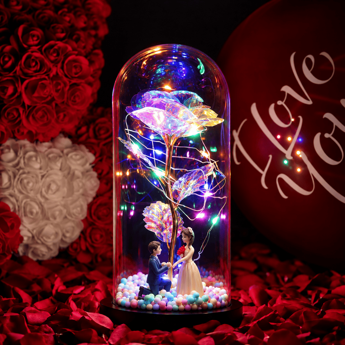 Sparkly Roses Enchanted Sparkly Rose® Galaxy Propose