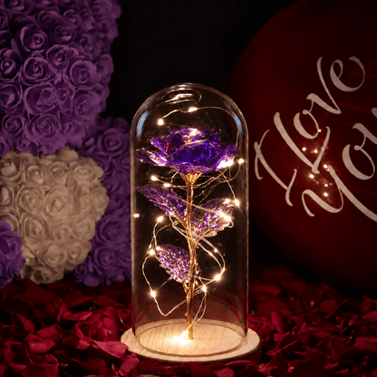 Sparkly Roses Enchanted Sparkly Rose® Purple