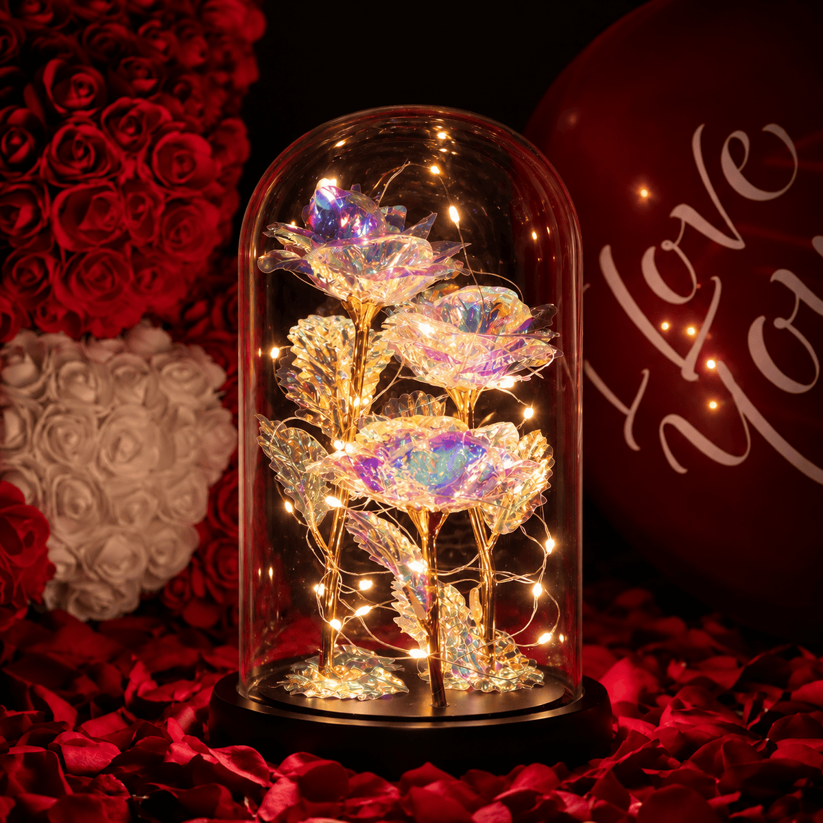 Sparkly Roses Enchanted Sparkly Rose® Triple Galaxy