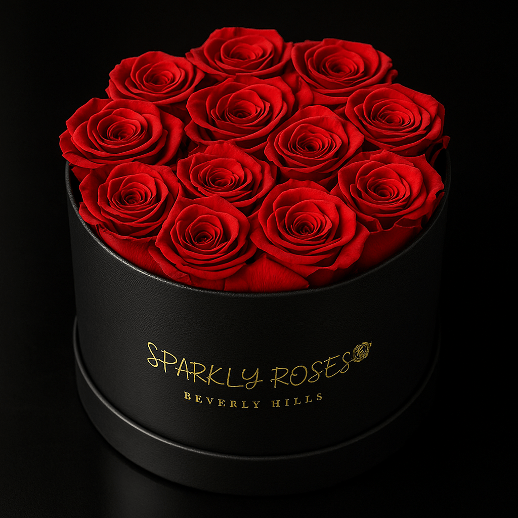 Sparkly Roses Eternal Rose Bouquet Deluxe
