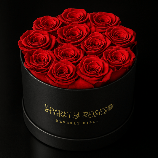 Sparkly Roses Eternal Rose Bouquet Deluxe