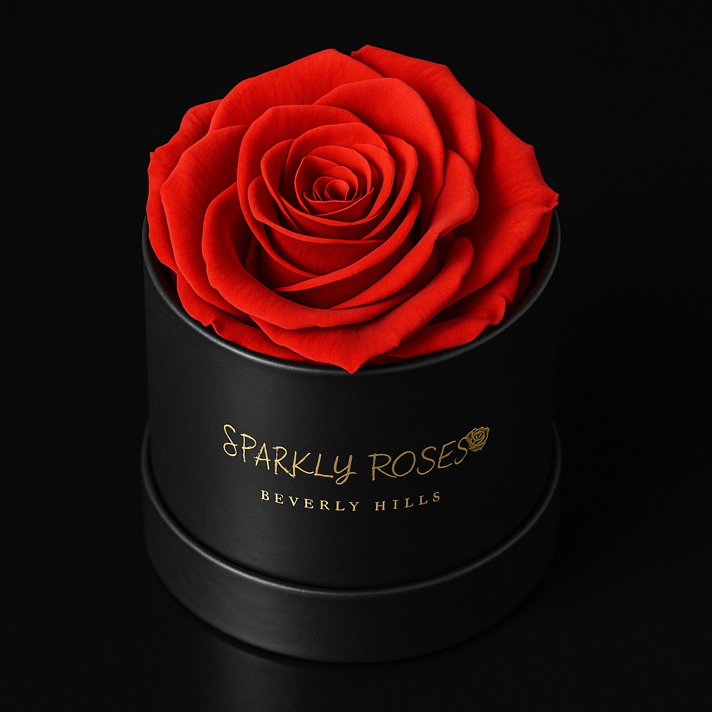 Sparkly Roses Eternal Rose Bouquet Single