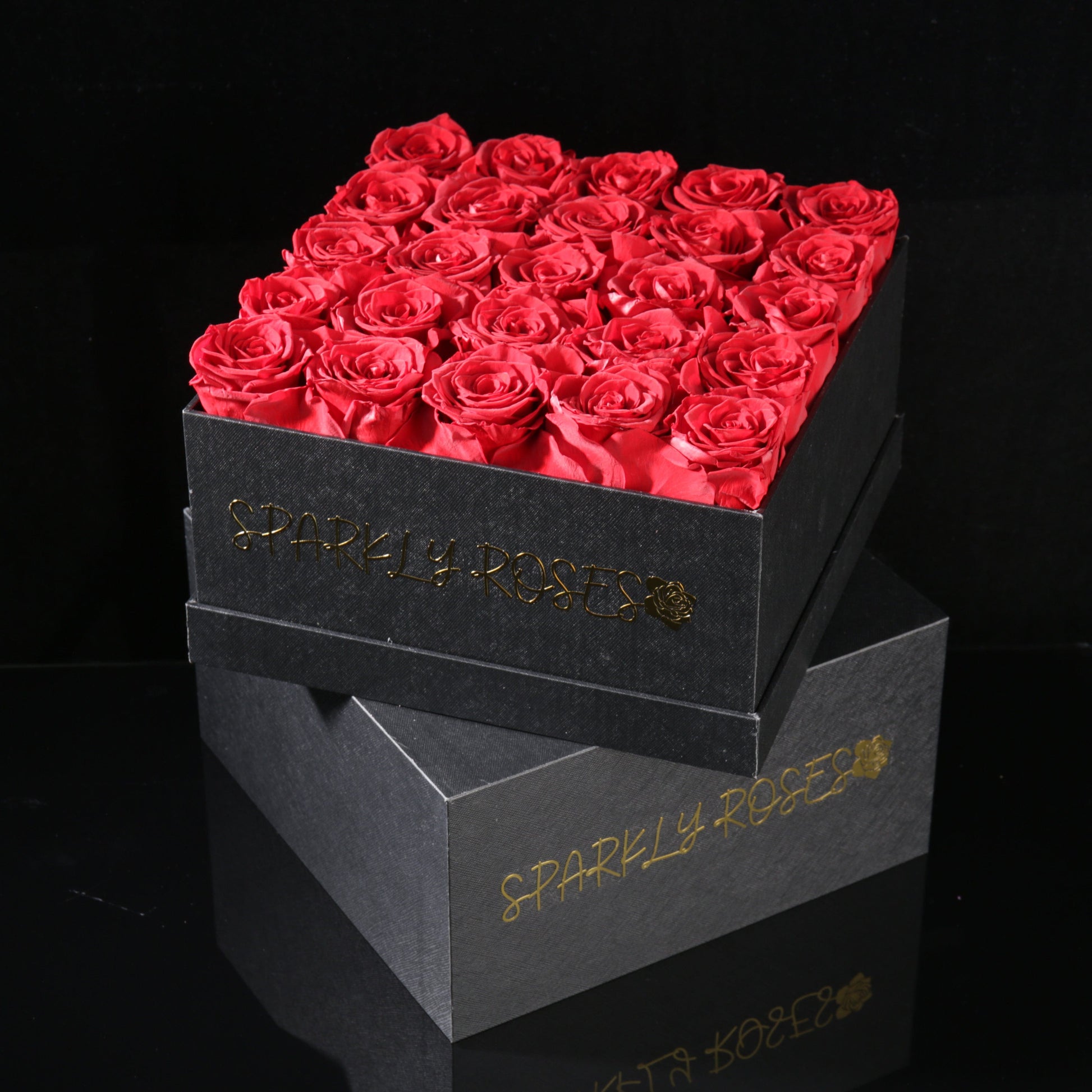 Sparkly Roses Eternal Rose Box Bouquet