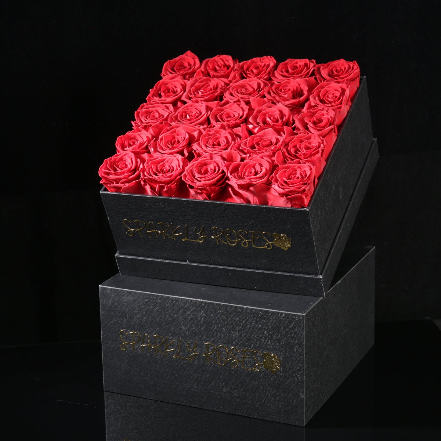Sparkly Roses Eternal Rose Box Bouquet