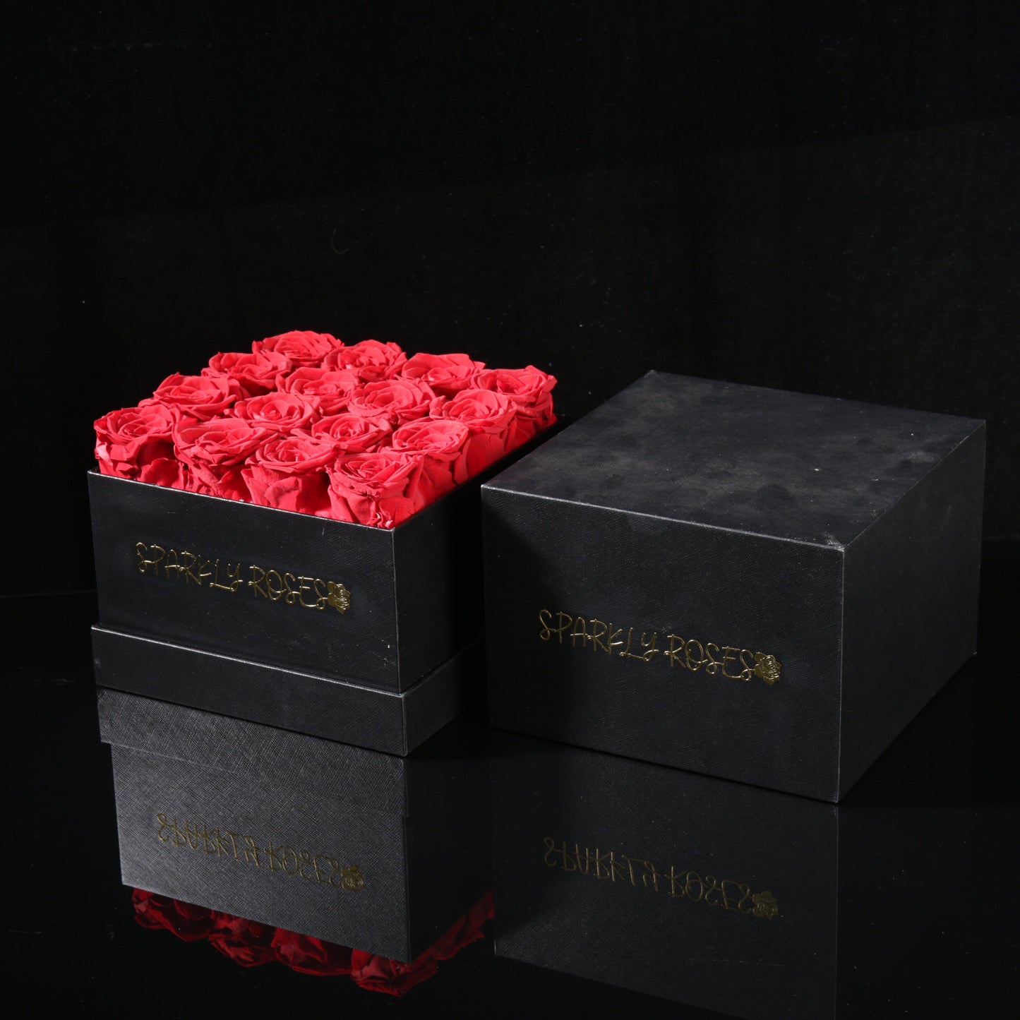 Sparkly Roses Eternal Rose Box Bouquet