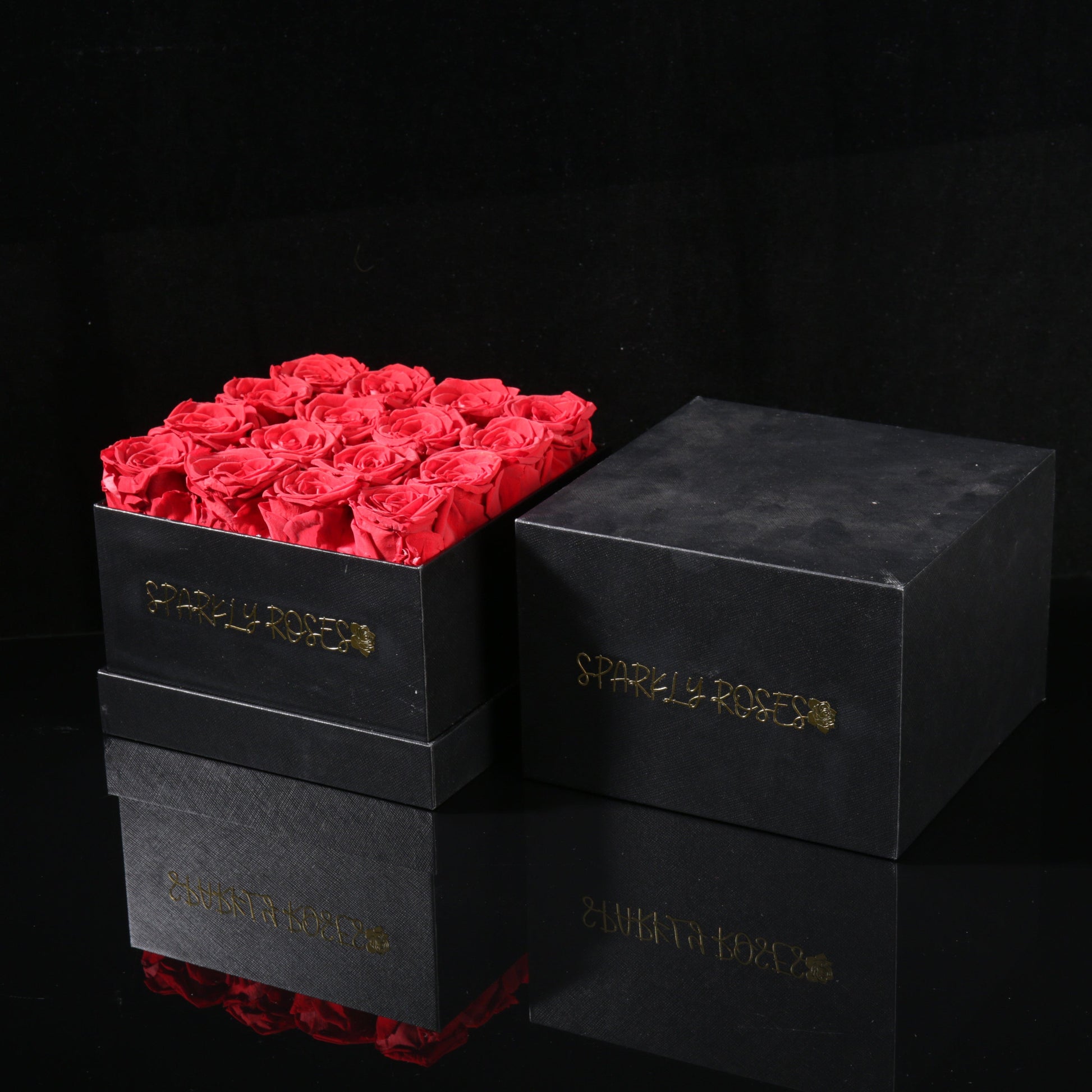 Sparkly Roses Eternal Rose Box Bouquet