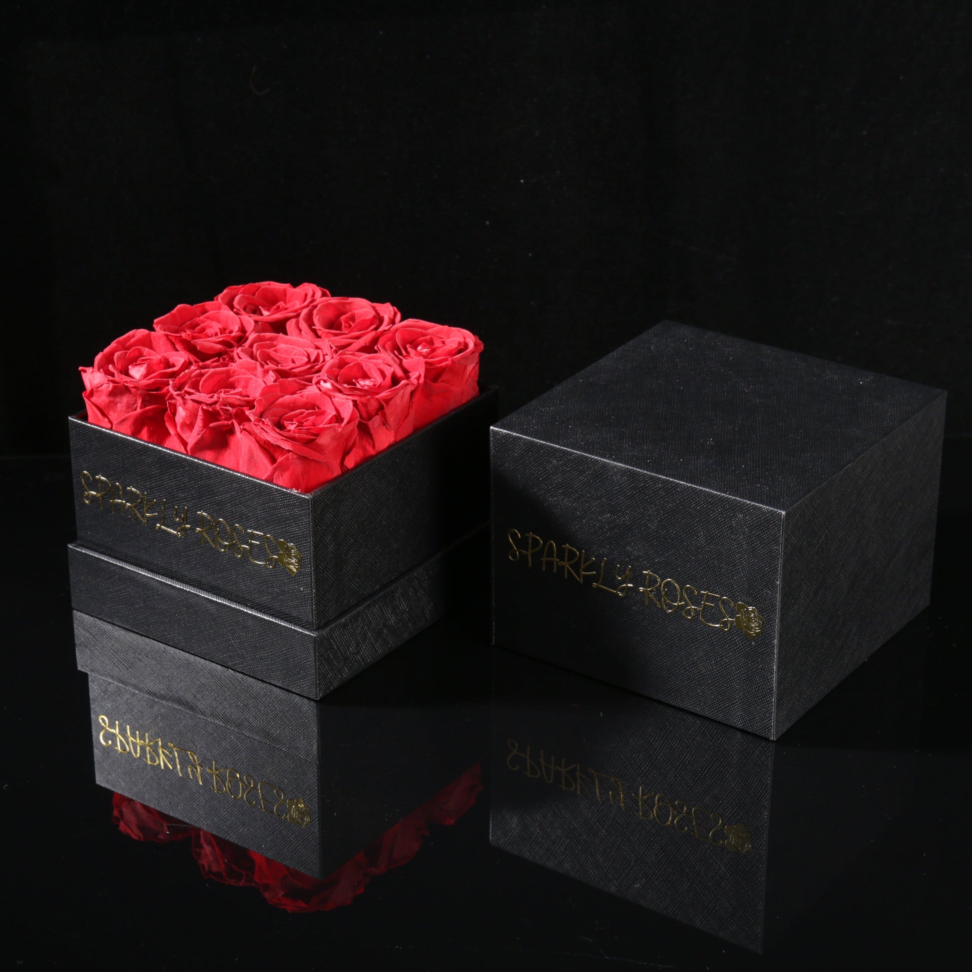 Sparkly Roses Eternal Rose Box Bouquet