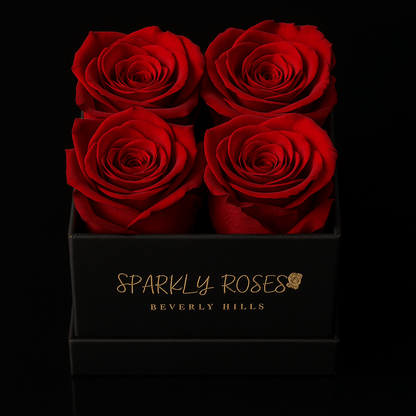Sparkly Roses Eternal Rose Box Bouquet Classic