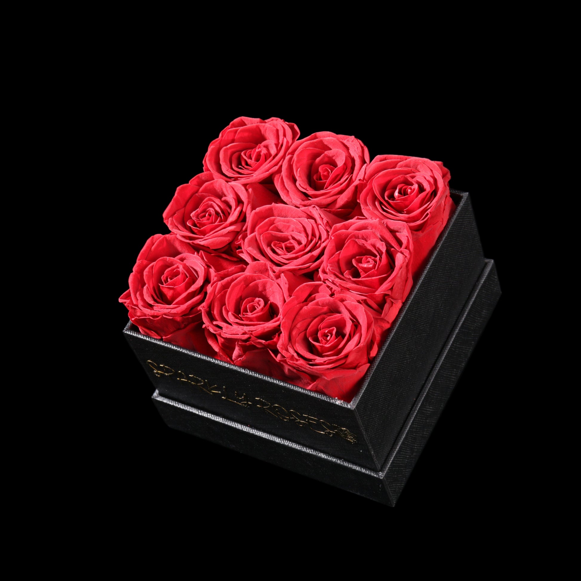 Sparkly Roses Eternal Rose Box Bouquet Deluxe 9