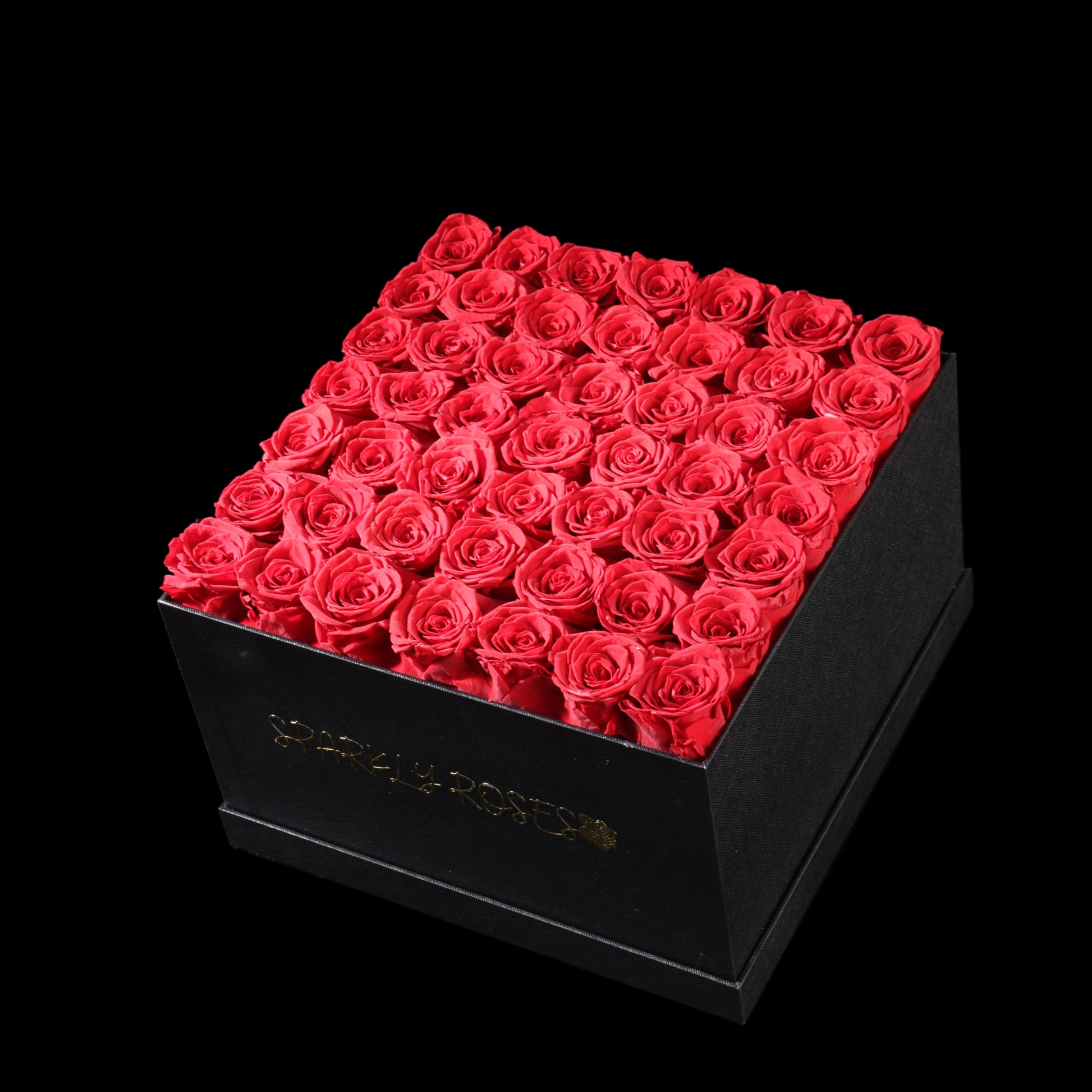 Sparkly Roses Eternal Rose Box Bouquet Imperial 49