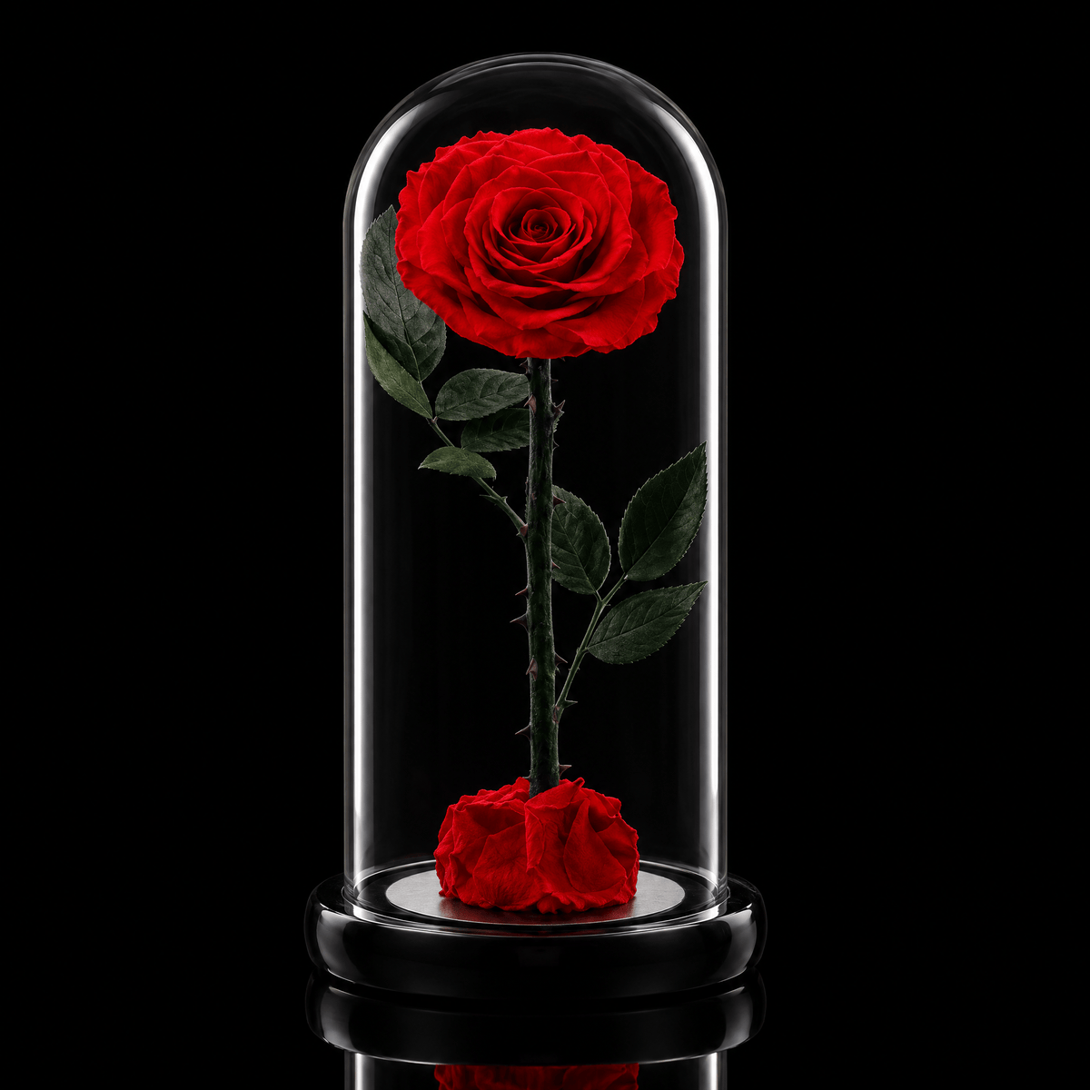 Sparkly Roses Eternal Rose Dome Small