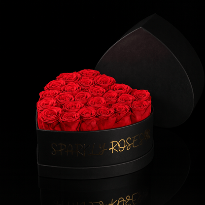 Sparkly Roses Eternal Rose Heart Bouquet