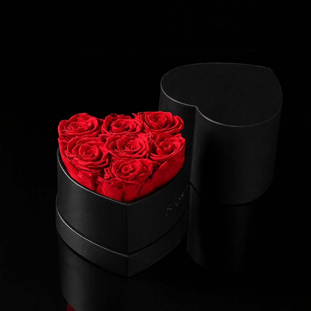 Sparkly Roses Eternal Rose Heart Bouquet