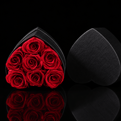 Sparkly Roses Eternal Rose Heart Bouquet