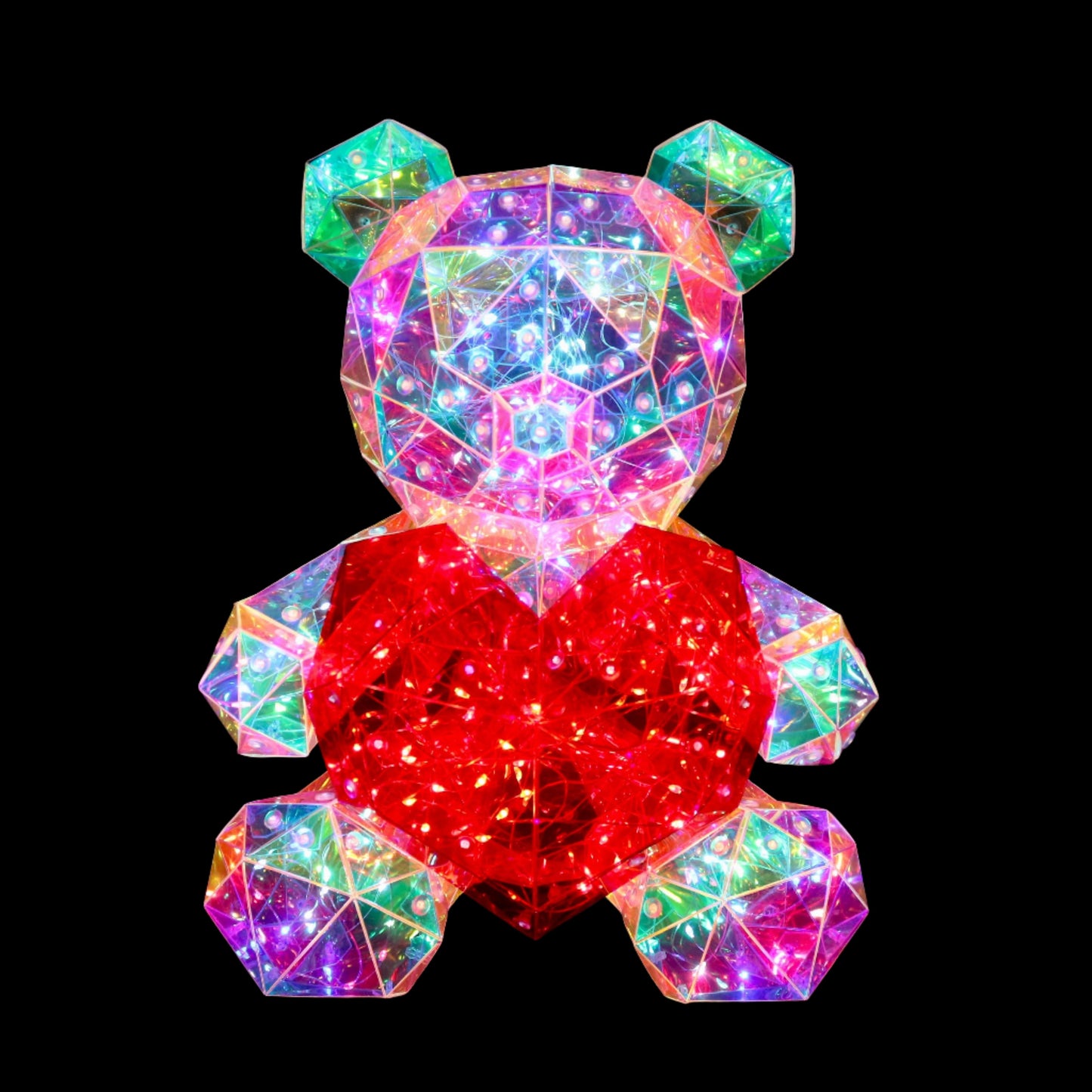 Sparkly Roses Galaxy Bear™ Medium