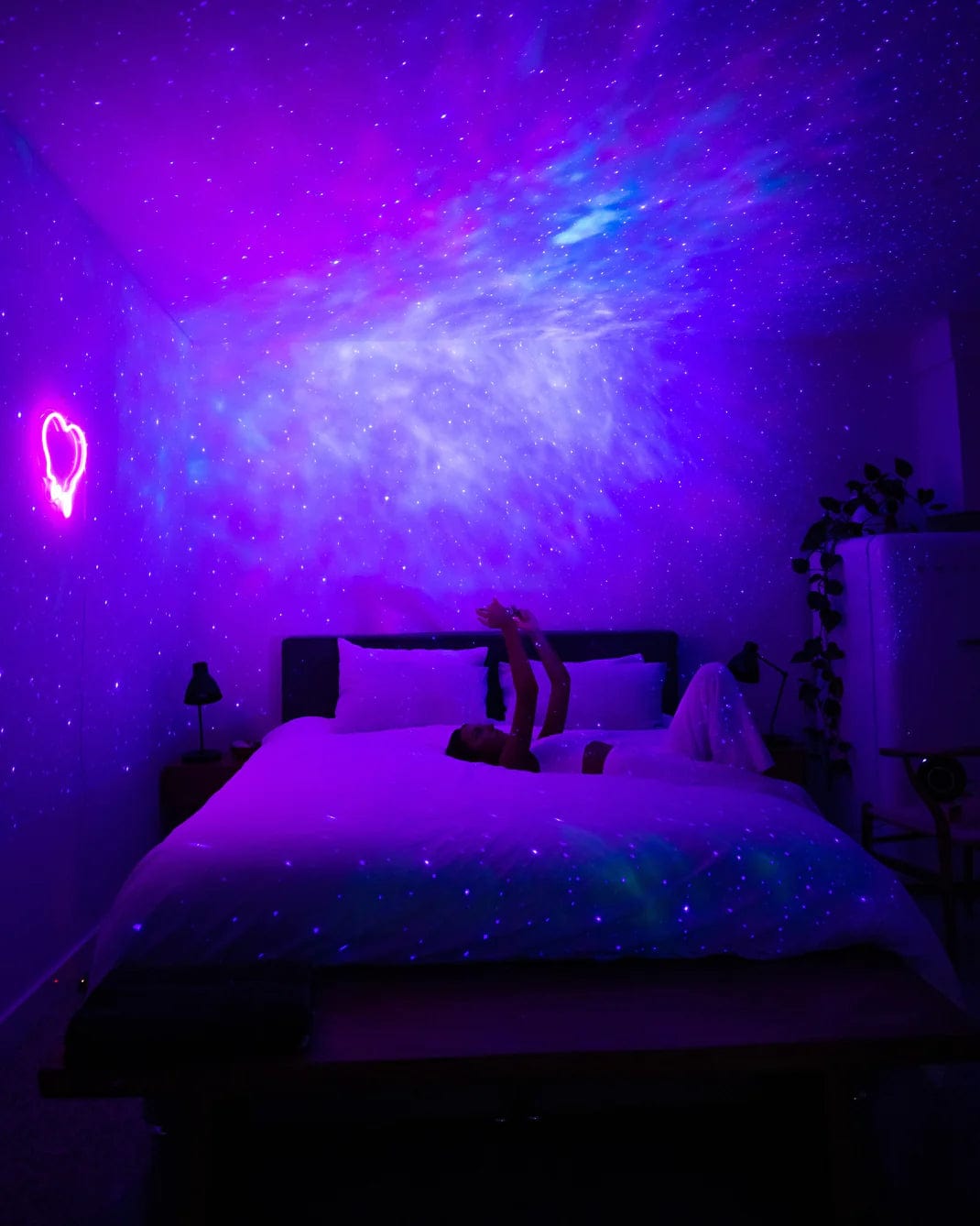 Sparkly Roses Galaxy Projector