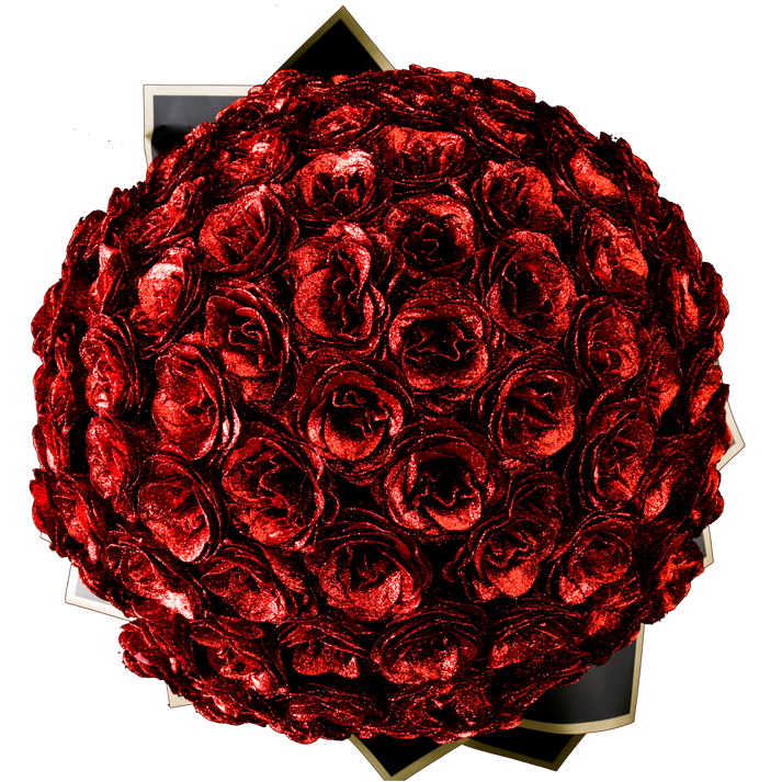 Glitter Rose Bouquet – Sparkly Roses