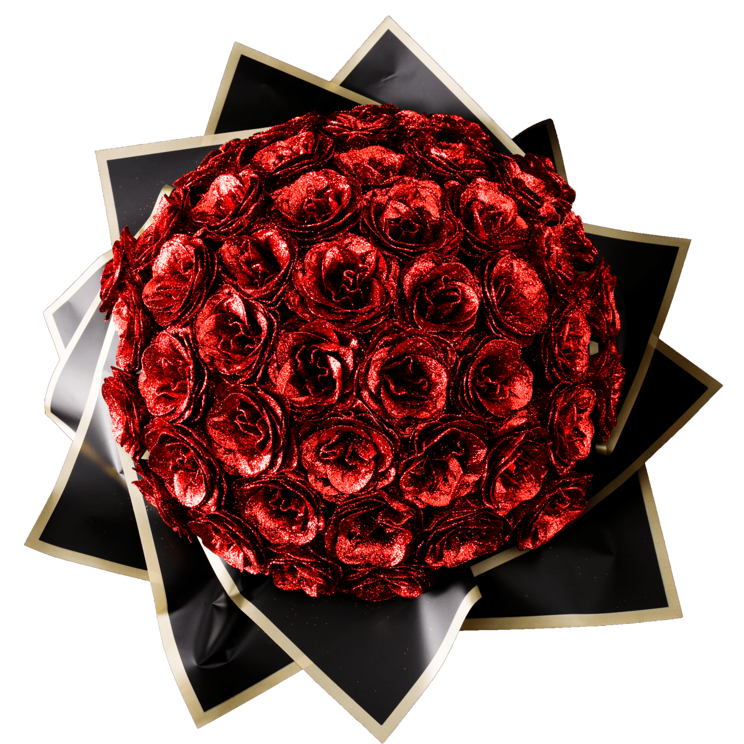 Sparkly Roses Glitter Rose Bouquet