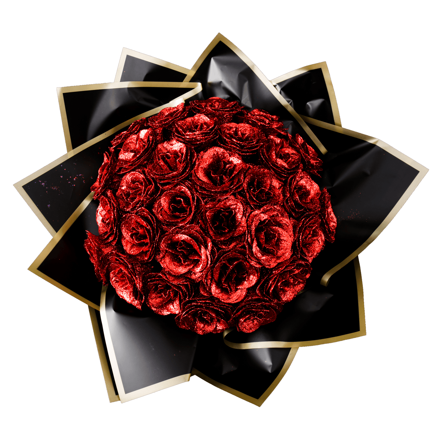 Glitter Rose Bouquet – Sparkly Roses
