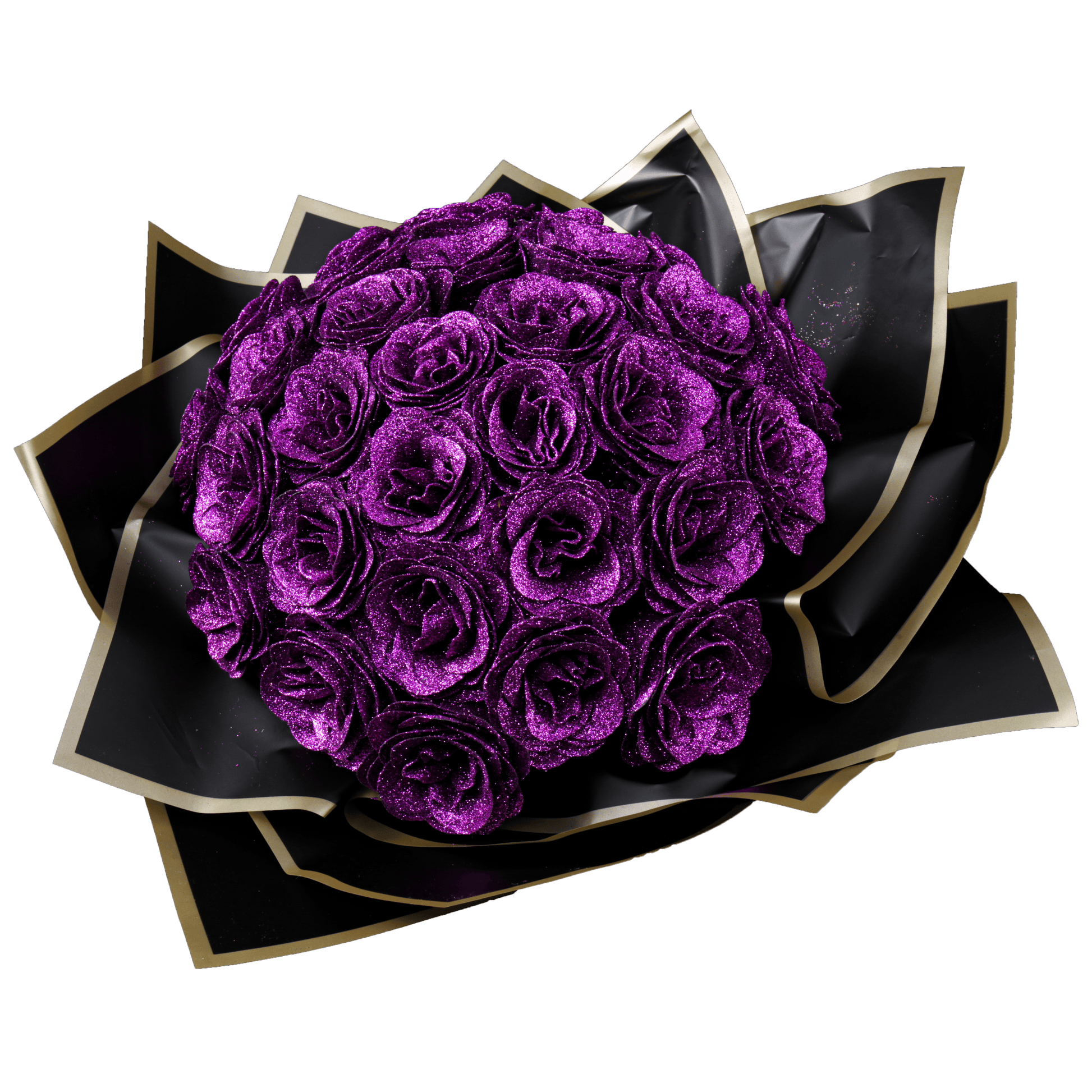 Sparkly Roses Glitter Rose Bouquet