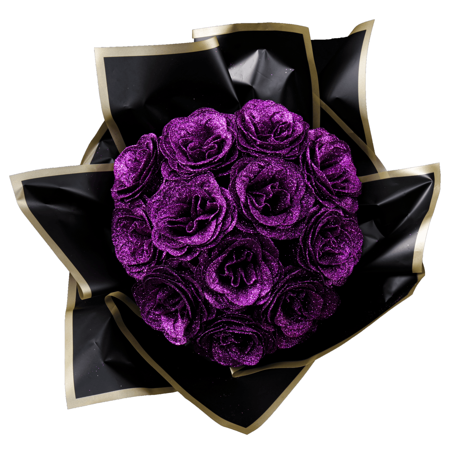 Sparkly Roses Glitter Rose Bouquet