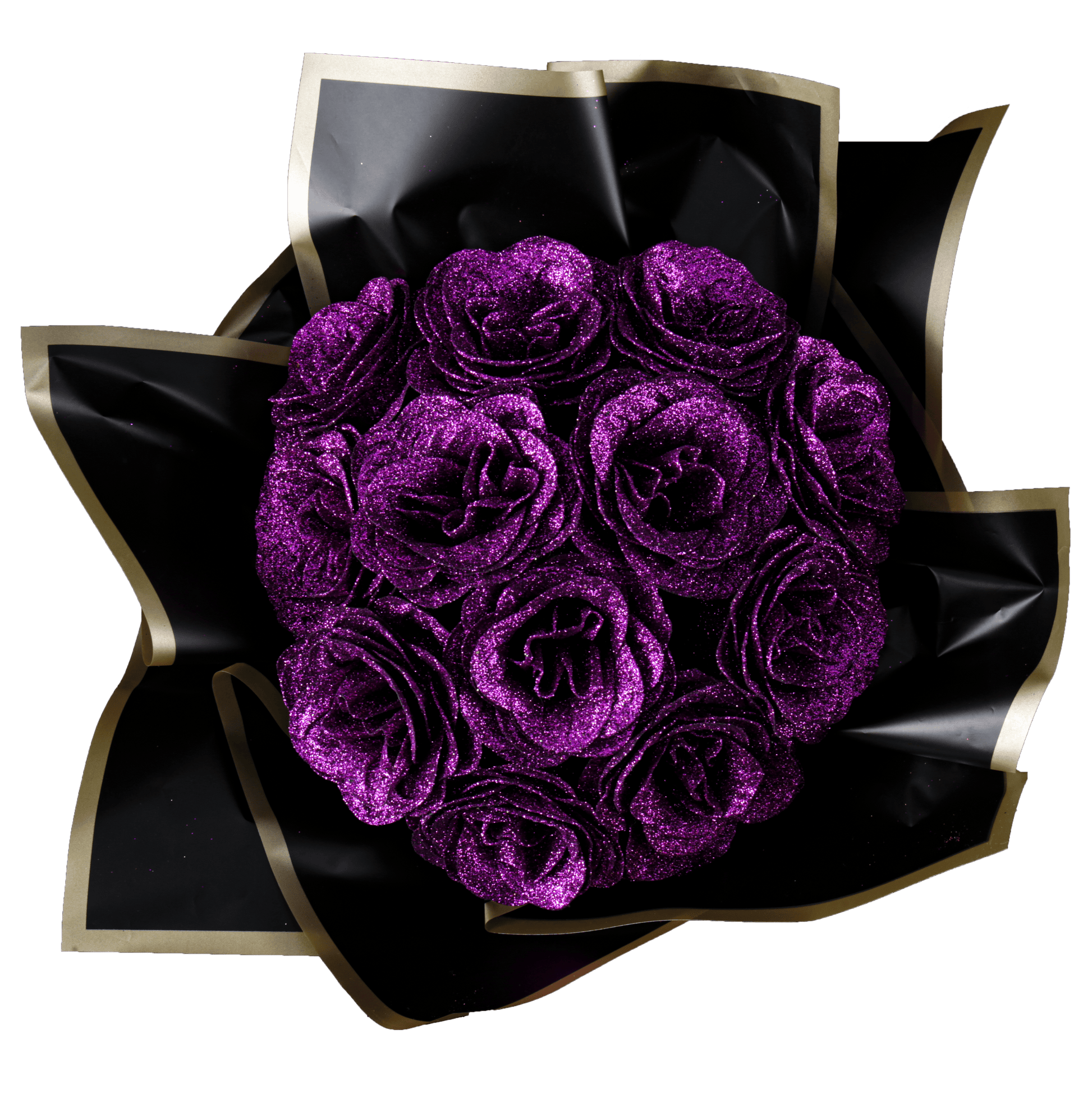 Sparkly Roses Glitter Rose Bouquet