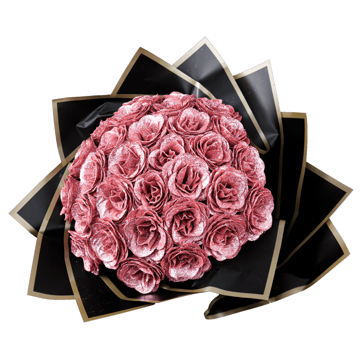 Sparkly Roses Glitter Rose Bouquet