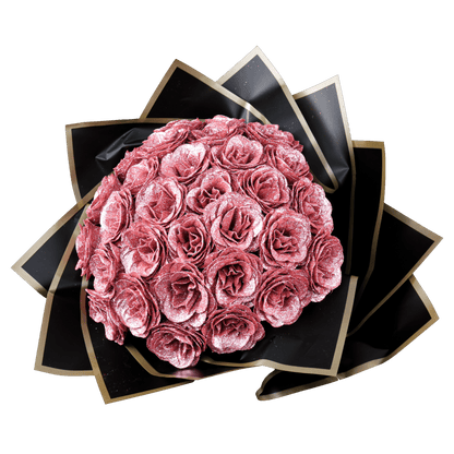 Sparkly Roses Glitter Rose Bouquet