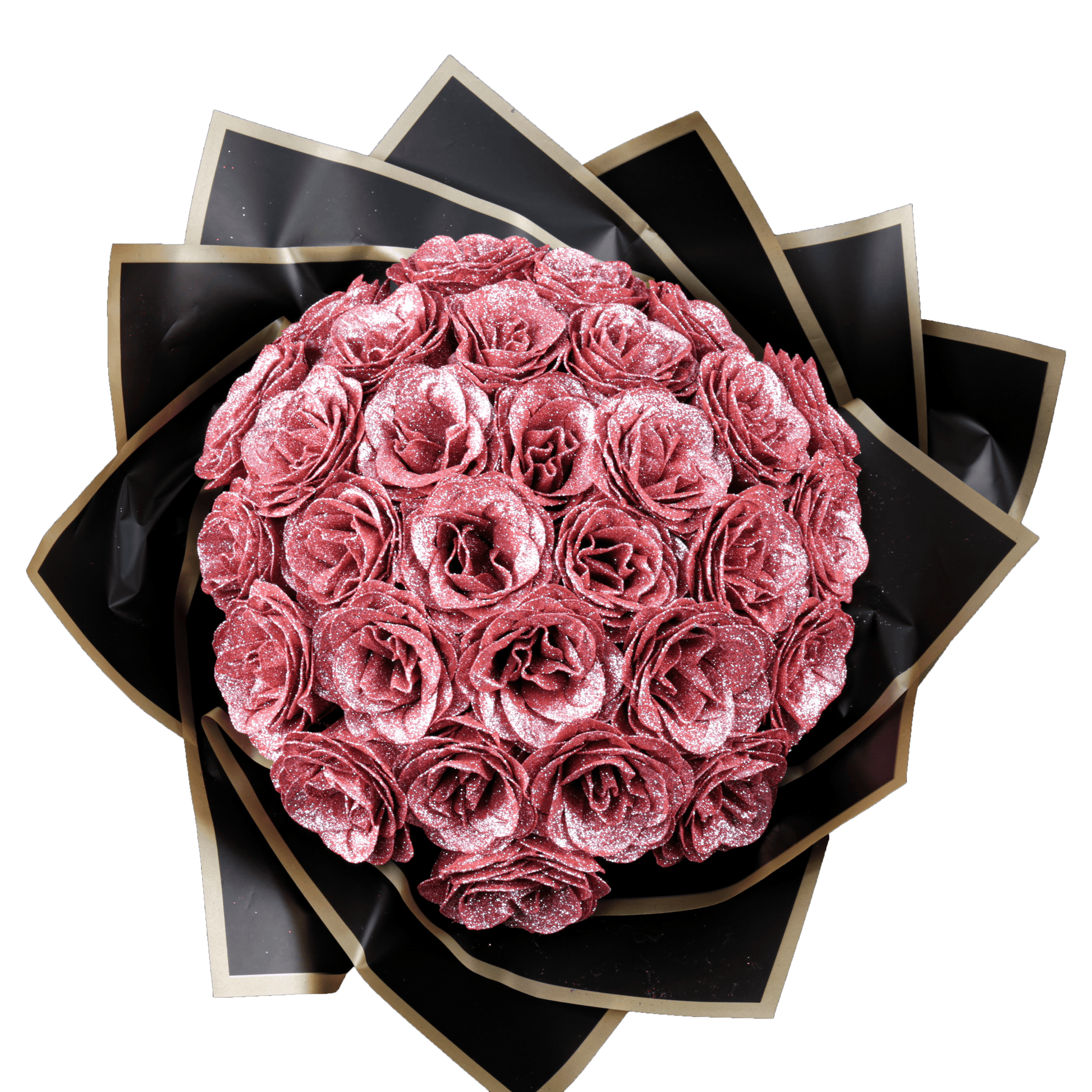 Sparkly Roses Glitter Rose Bouquet