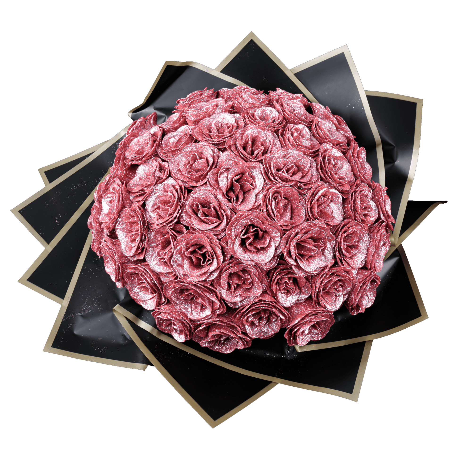 Sparkly Roses Glitter Rose Bouquet