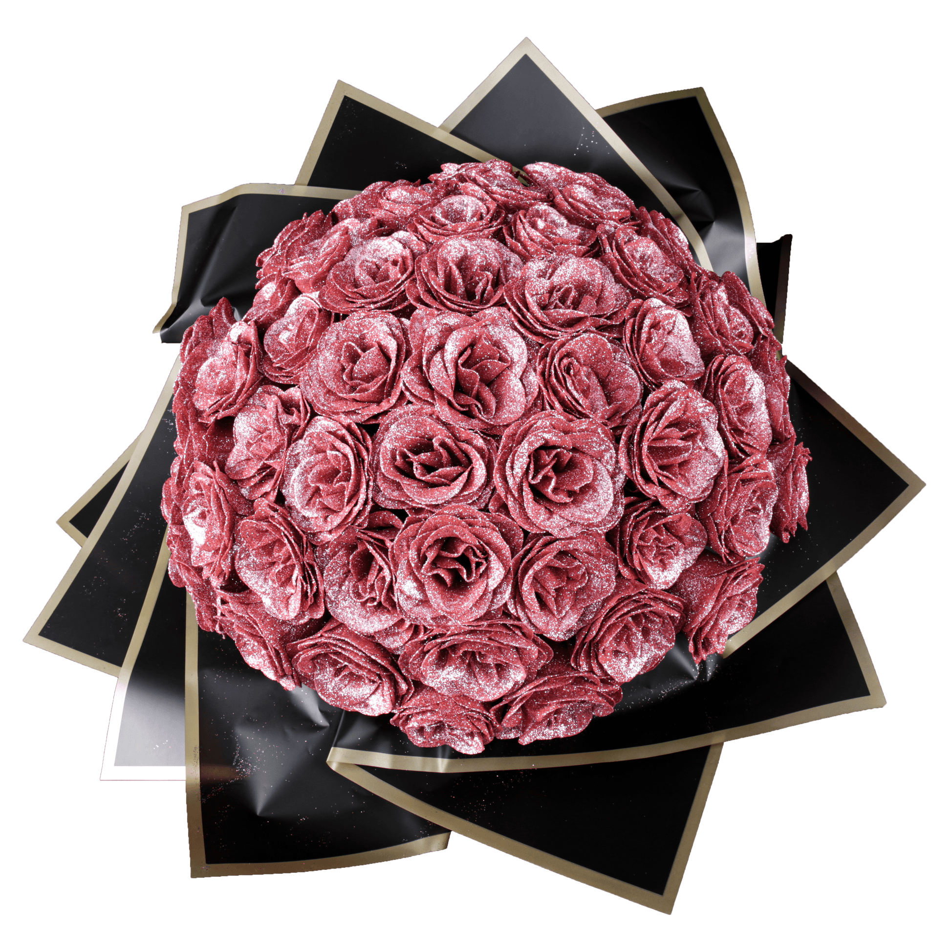 Sparkly Roses Glitter Rose Bouquet