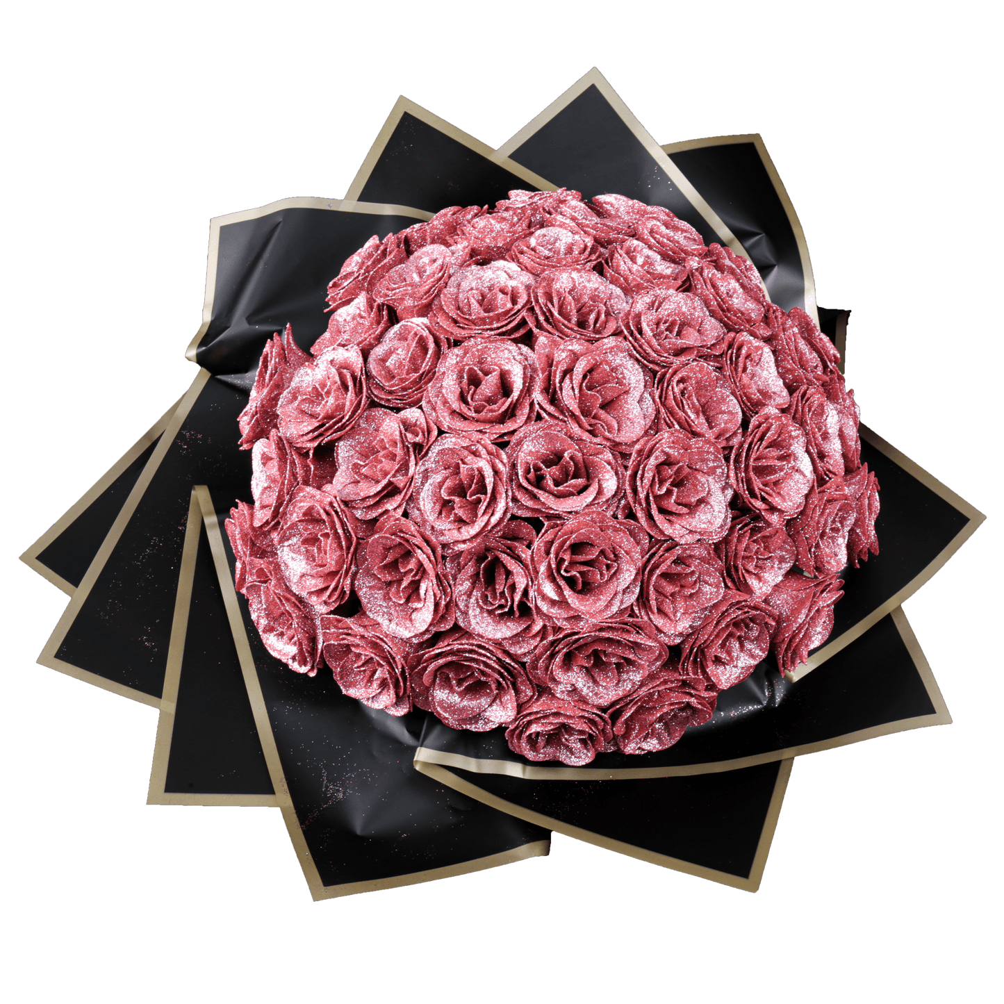 Sparkly Roses Glitter Rose Bouquet