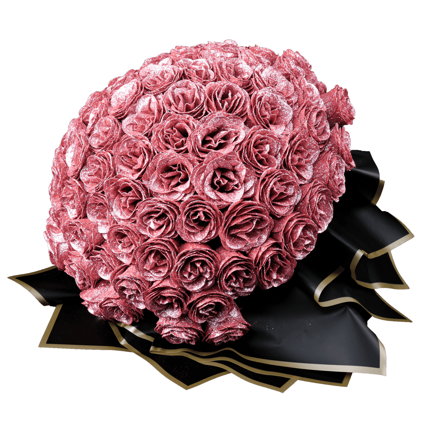 Sparkly Roses Glitter Rose Bouquet