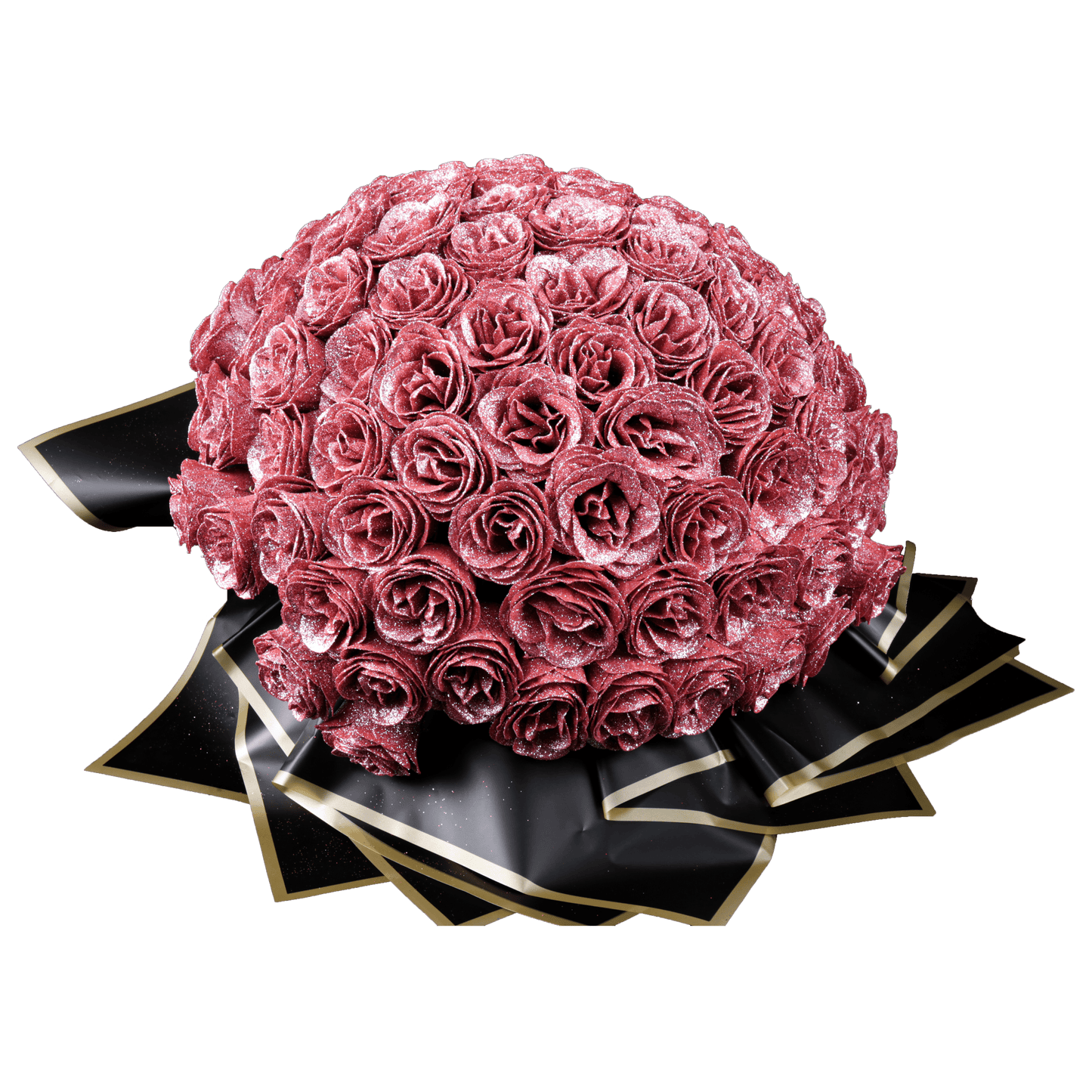 Sparkly Roses Glitter Rose Bouquet