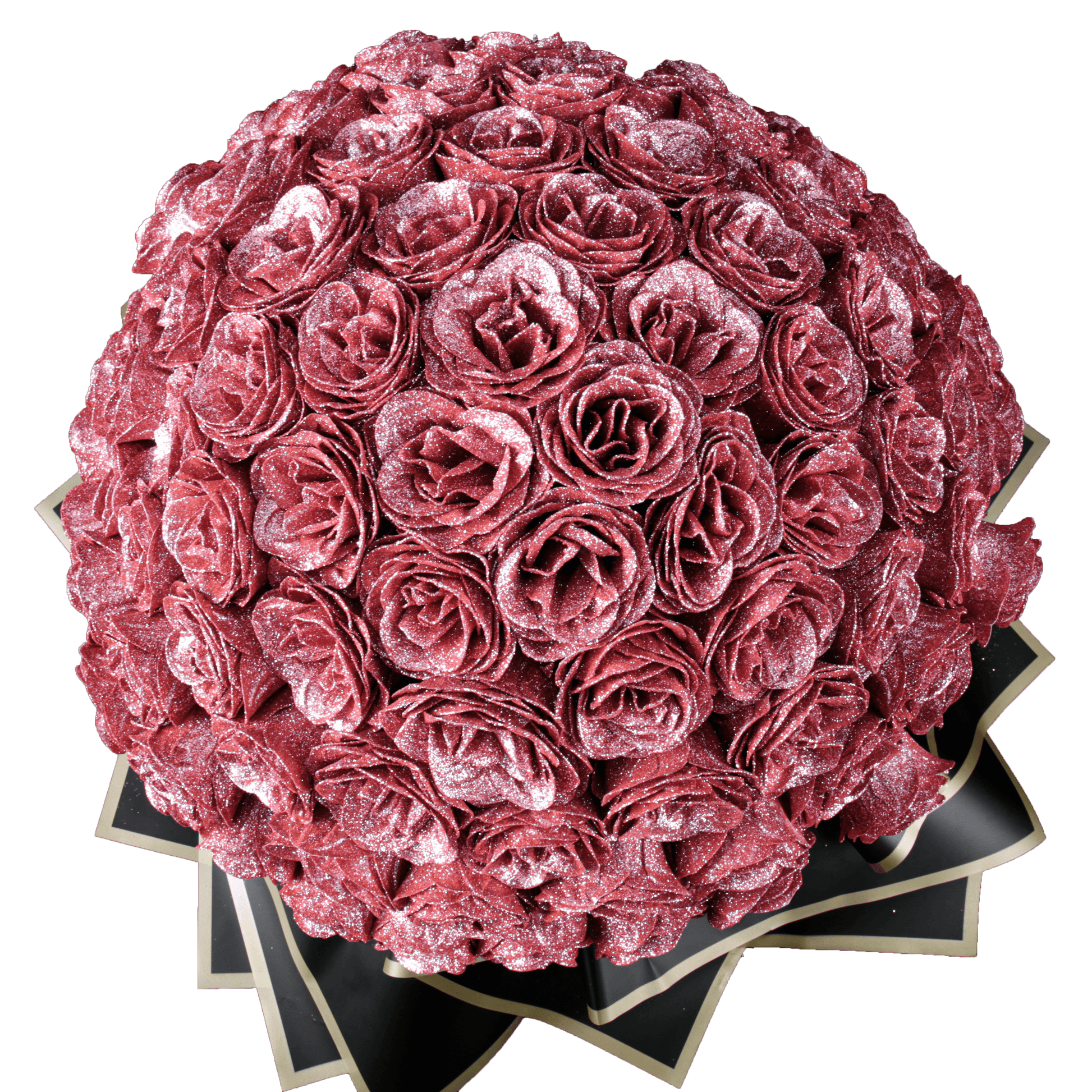 Sparkly Roses Glitter Rose Bouquet