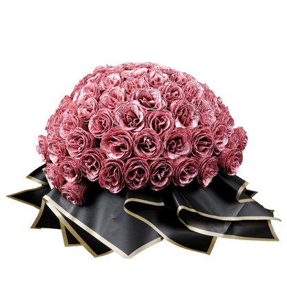 Sparkly Roses Glitter Rose Bouquet Pink / 99