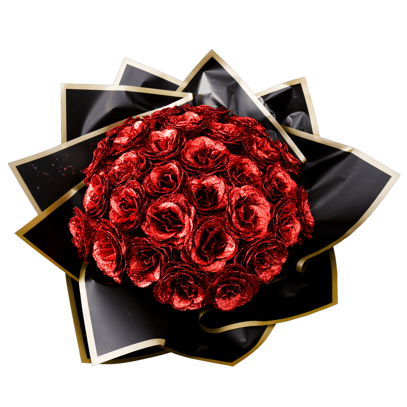 Glitter Rose Bouquet – Sparkly Roses
