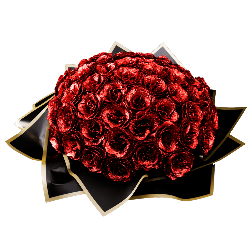 Glitter Rose Bouquet – Sparkly Roses