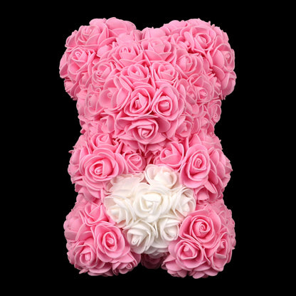 Sparkly Roses Love Heart Rose Bear™