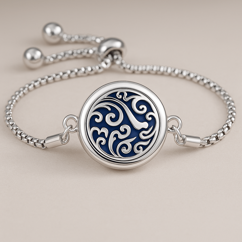Sparkly Roses Scented Bracelet Blue Breeze