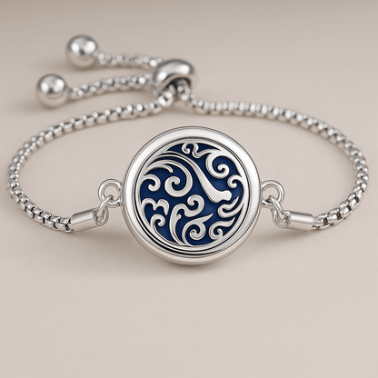 Sparkly Roses Scented Bracelet Blue Breeze