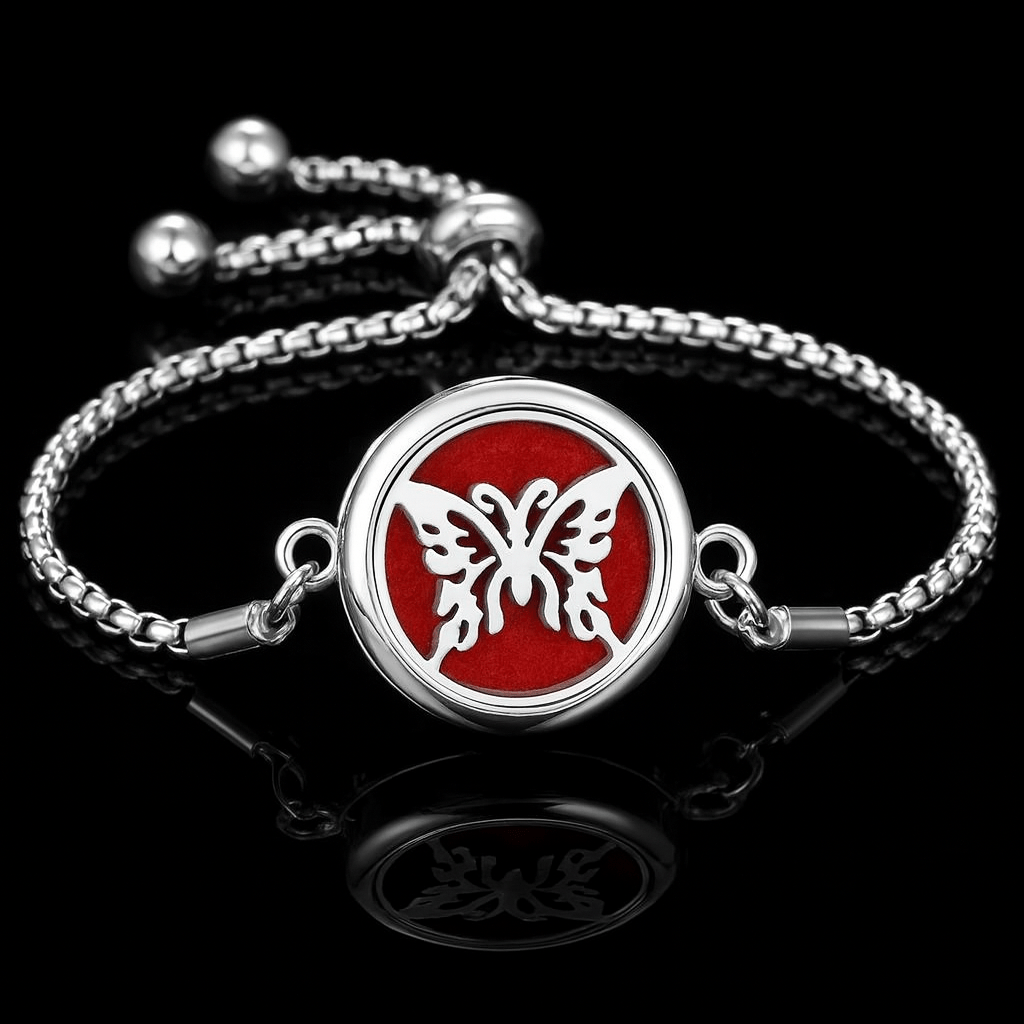 Sparkly Roses Scented Bracelet Butterfly